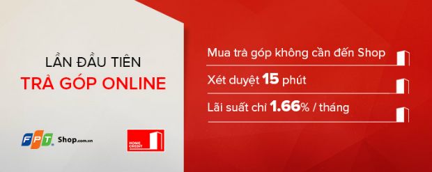 Lần đầu tiên, mua hàng trả góp online đã có tại FPT Shop