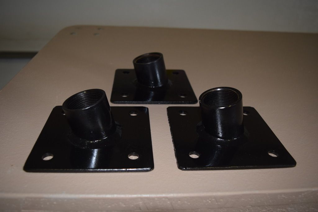 Portable shooting bench leg brackets 24hourcampfire