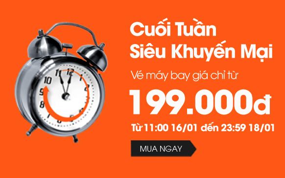 Jetstar pacific cuối tuần siêu khuyến mãi 199.000đ