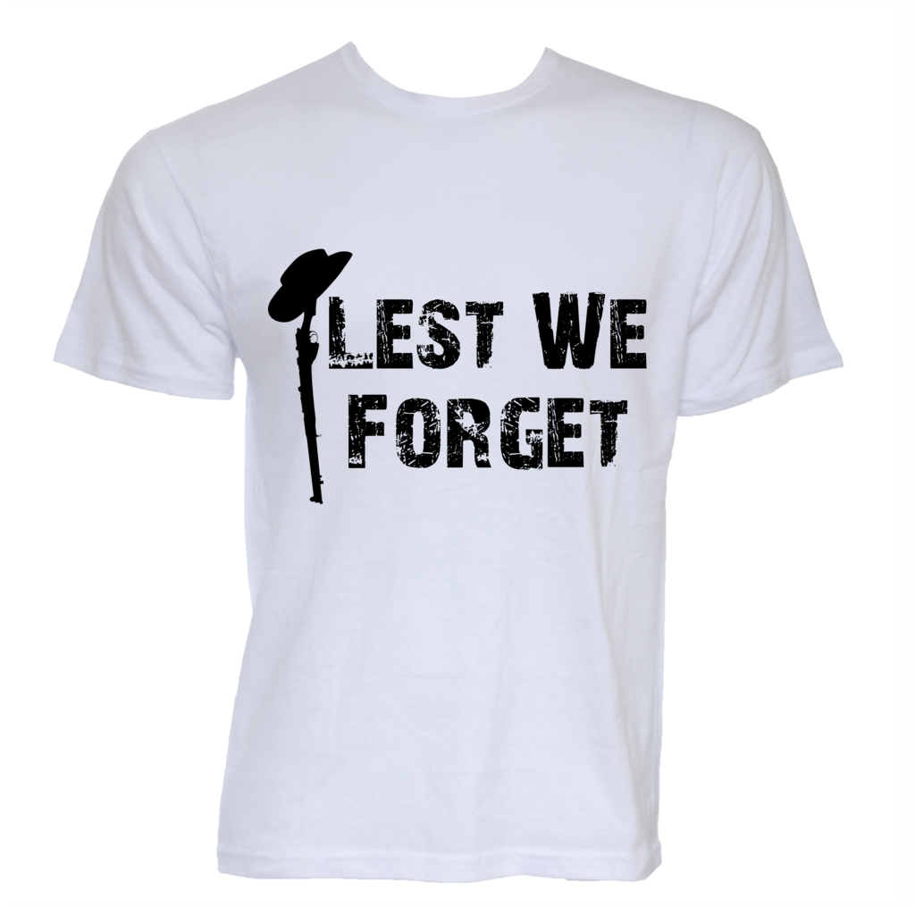 lest we forget rugby shirt