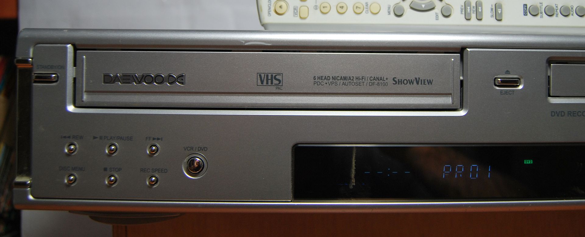 COMBO DVD Y VHS combo dvd y vhs: