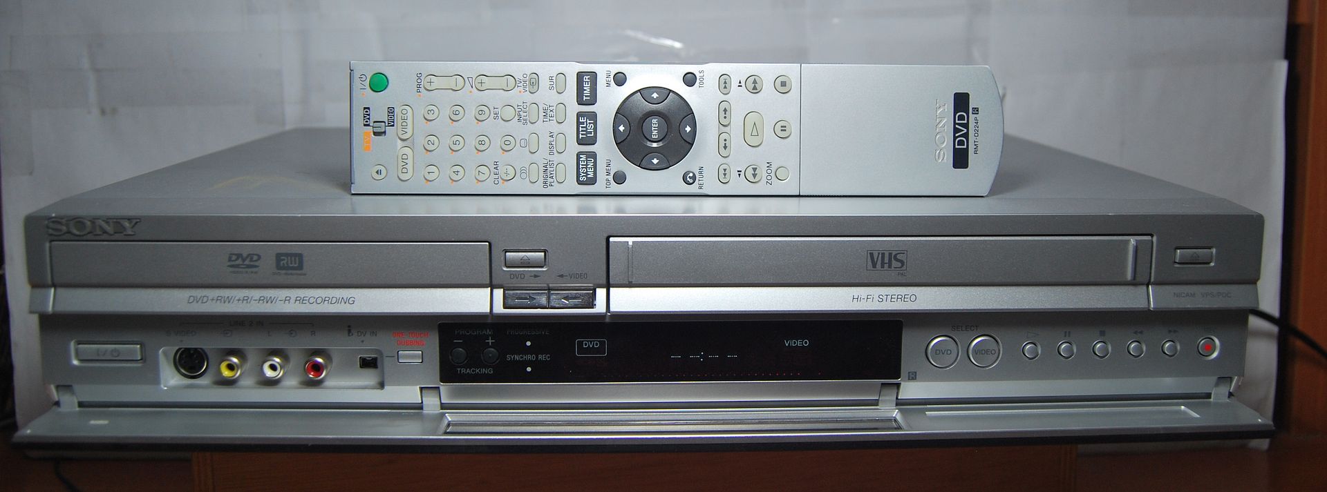 COMBO DVD Y VHS combo dvd y vhs: