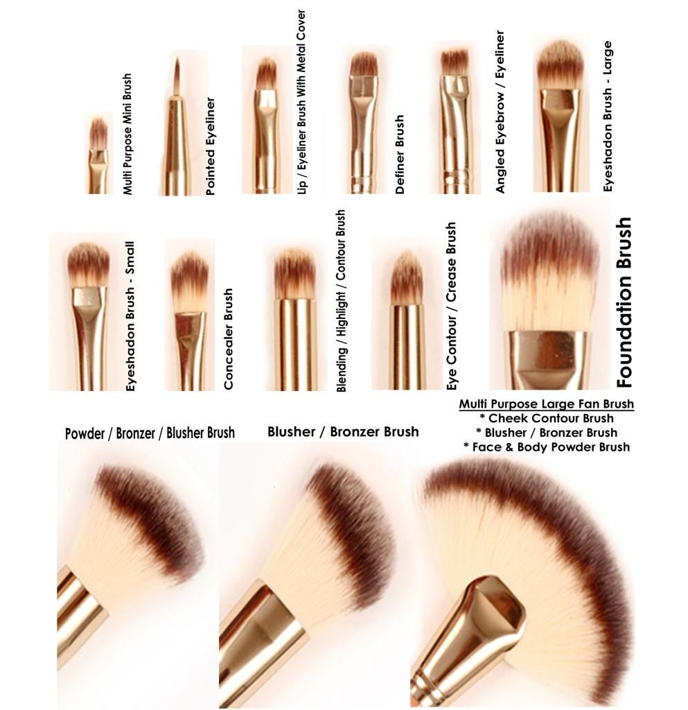 make up brush set