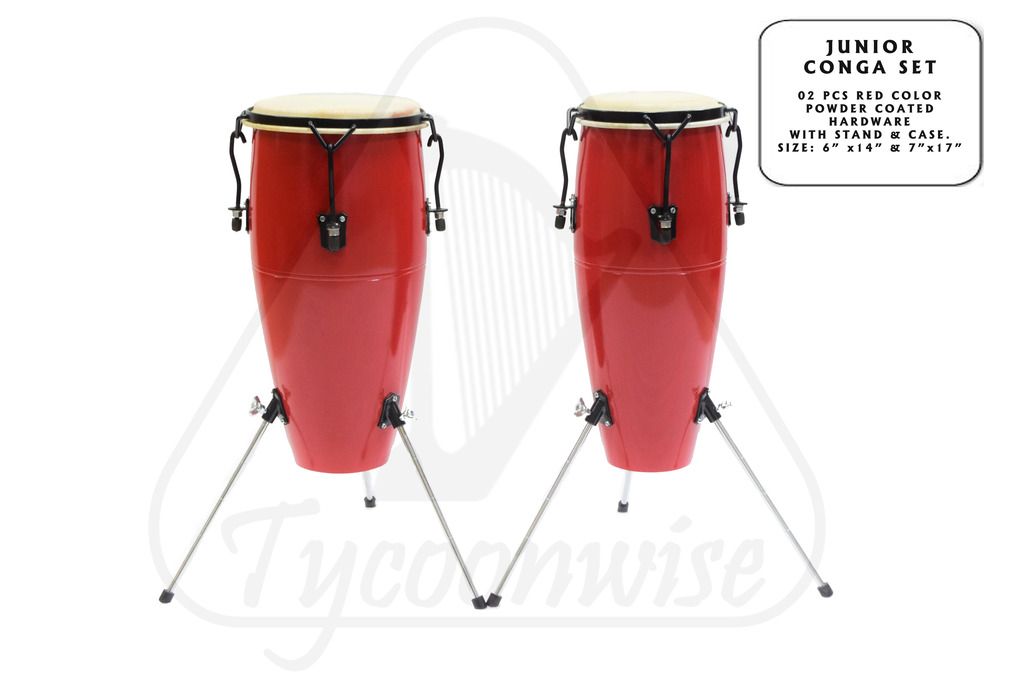 Congas drum junior children conga drum **NEW** red eBay