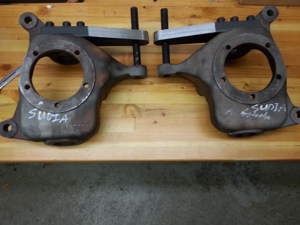 98 and down ball joint Dana 60 Knuckle Machining for High Steer
