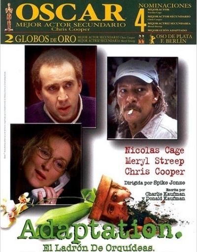 Adaptation (El ladron de orquideas) (2002) BDRip m720p Adaptation (El ladron de orquideas) (2002) BDRip m720p