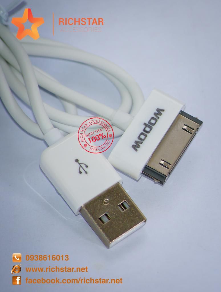 Cáp sạc Ipad, Ipod & Iphone 4/4S/5/5S/6/6Plus 100% chính hãng, bh 12 tháng 1 đổi 1 - 1