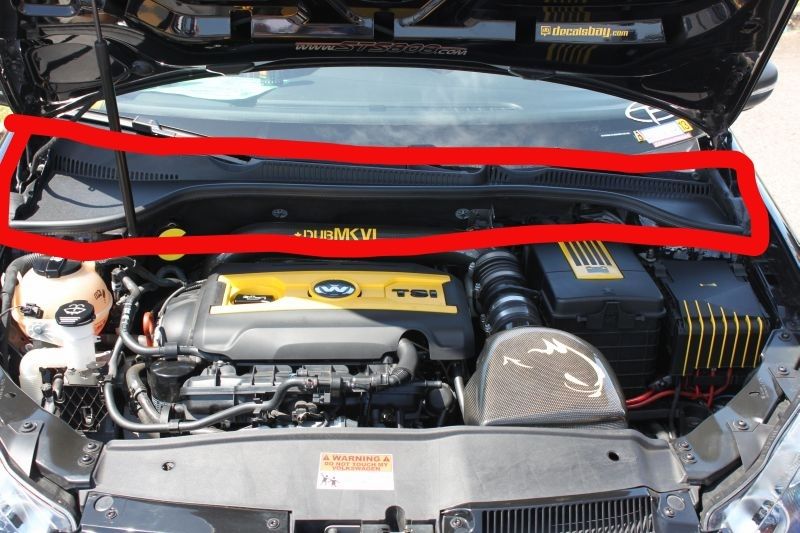 MK6 gti engine bay plastic trim VW GTI MKVI Forum / VW Golf R Forum