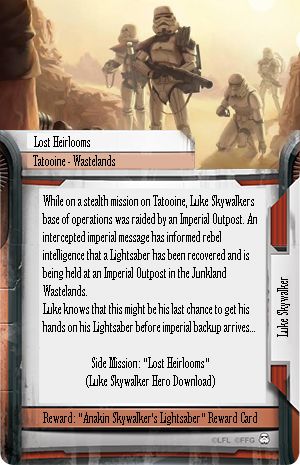 HeroLukeSkywalkerSideMissionCardLostHeir