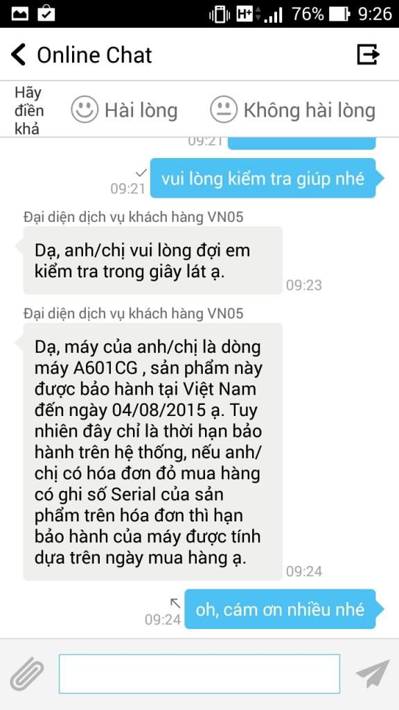 Cần bán gấp ASUS Zenphone 6 chính hãng màu vàng champagne bảo hành đến 04/08/2015 - 1