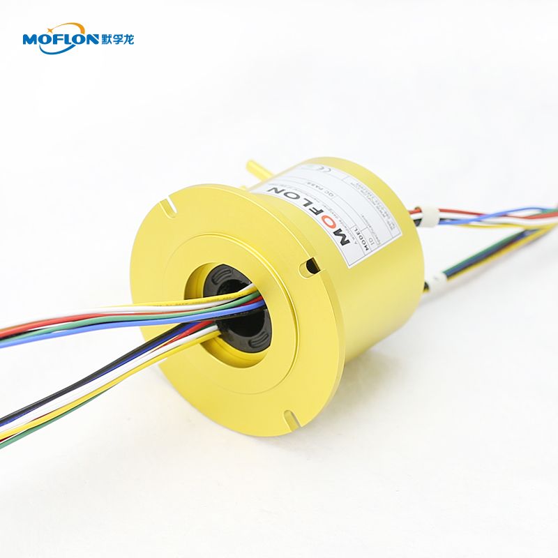 MT60130 SLIP RINGS WITH BORE SIZE 60mm,6 wires//10A each,MOFLON slip ring