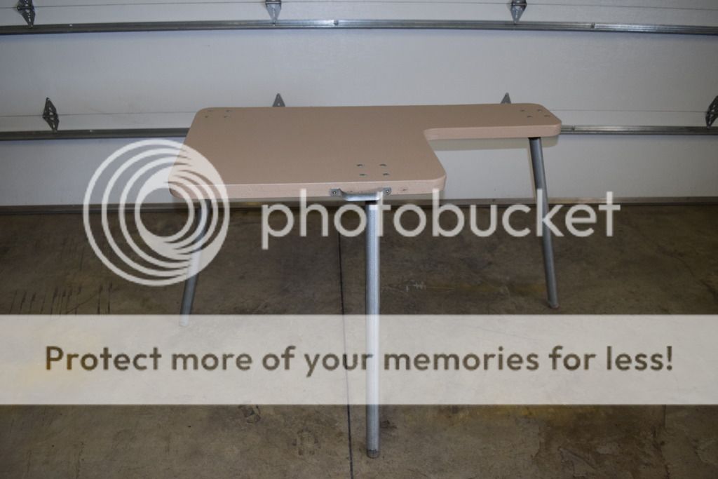 Portable shooting bench leg brackets 24hourcampfire