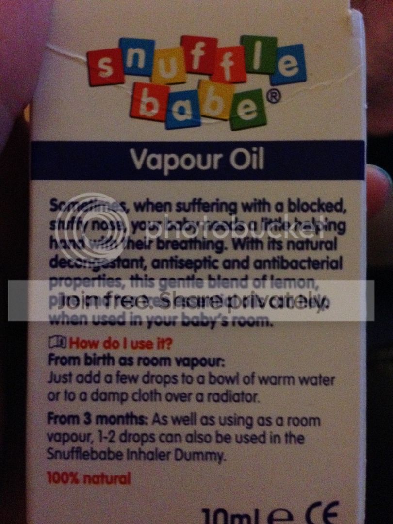 snufflebabe vapour oil tesco